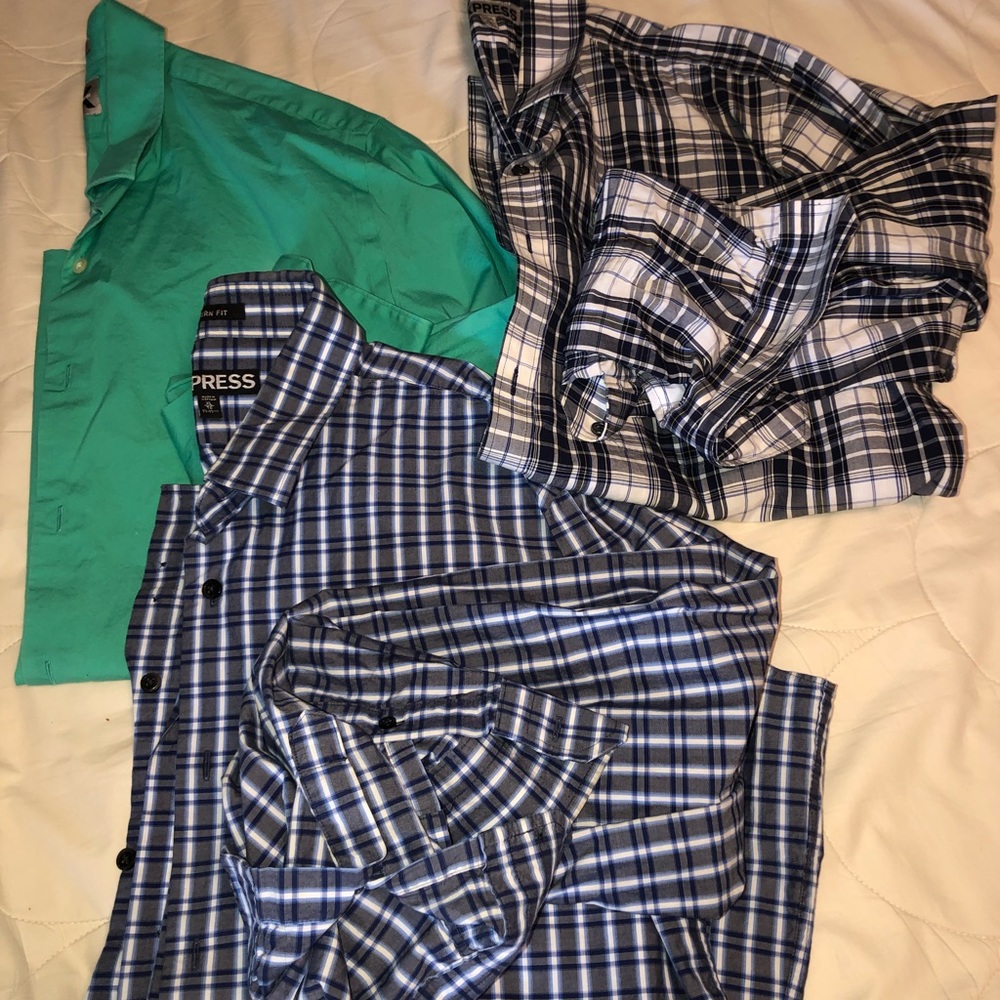 Bundle of long sleeve dress shirts